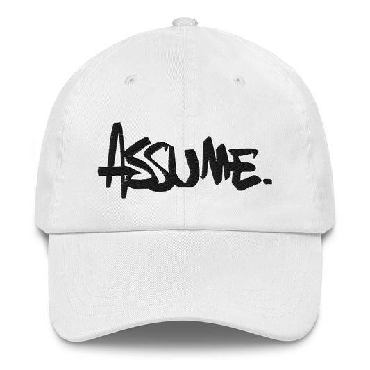 Casquette ASSUME blanc