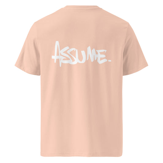 T-shirt ASSUME pêche unisexe en coton biologique